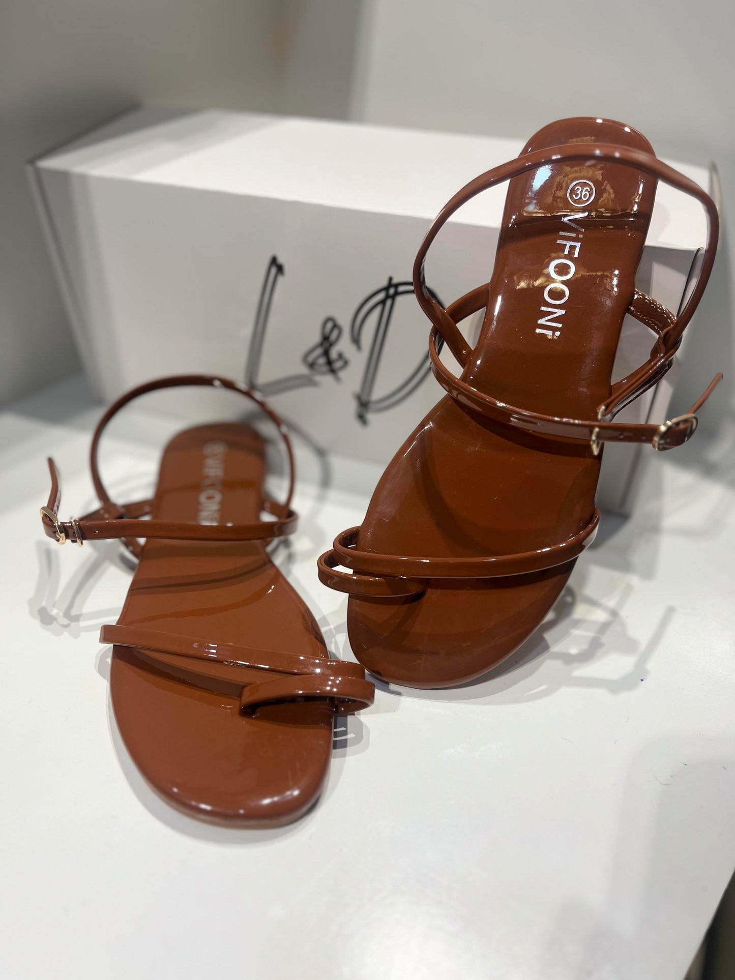 L&D Gel Sandals – Sleek & Minimalist Flats