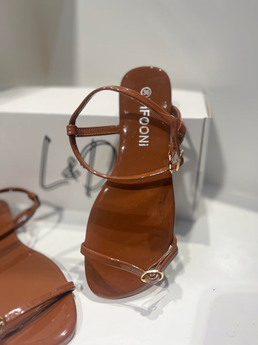 L&D Minimalist Strappy Flats Sandals