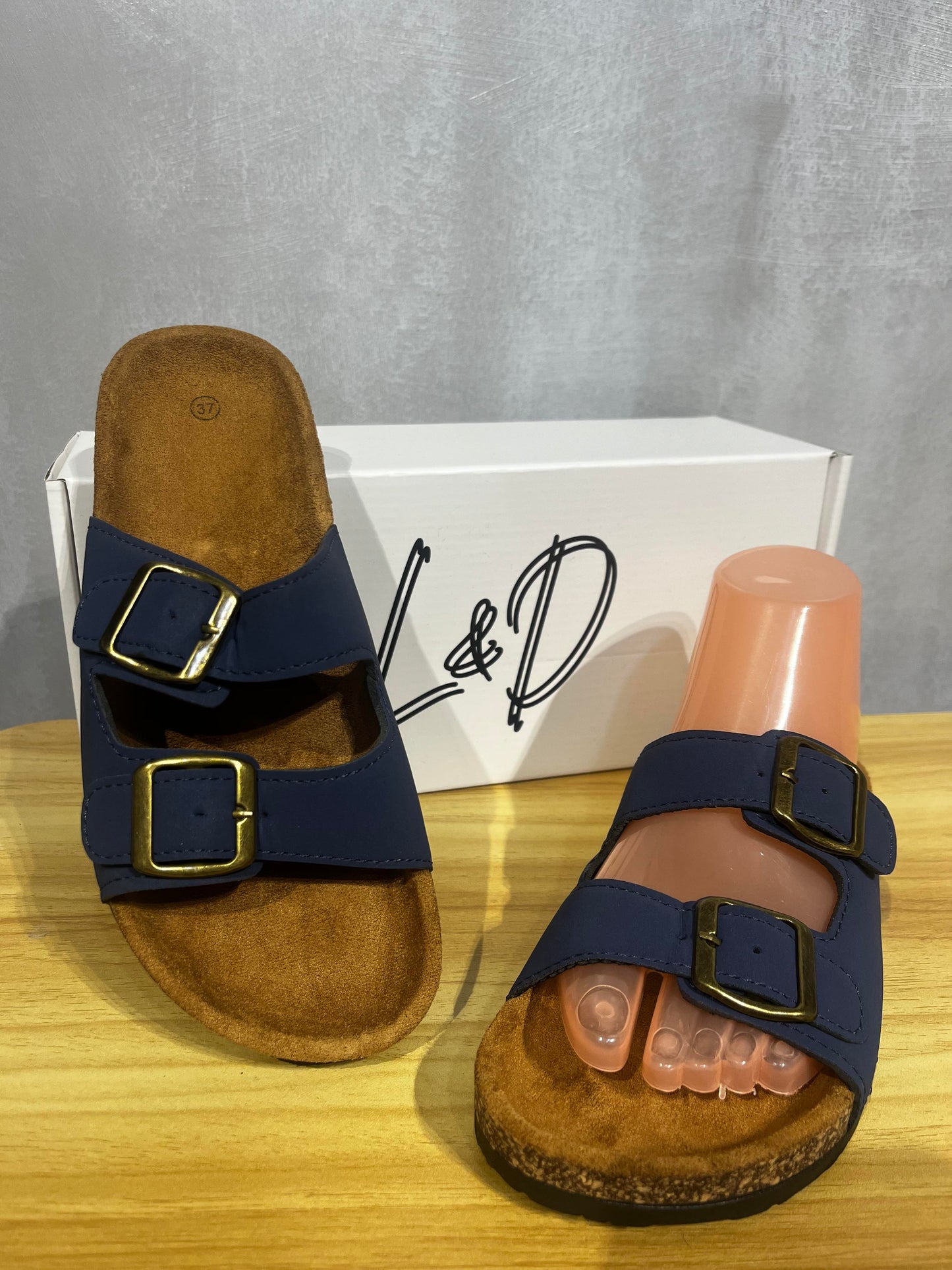 Birks by L&D – Classic Brown Double-Strap Sandals