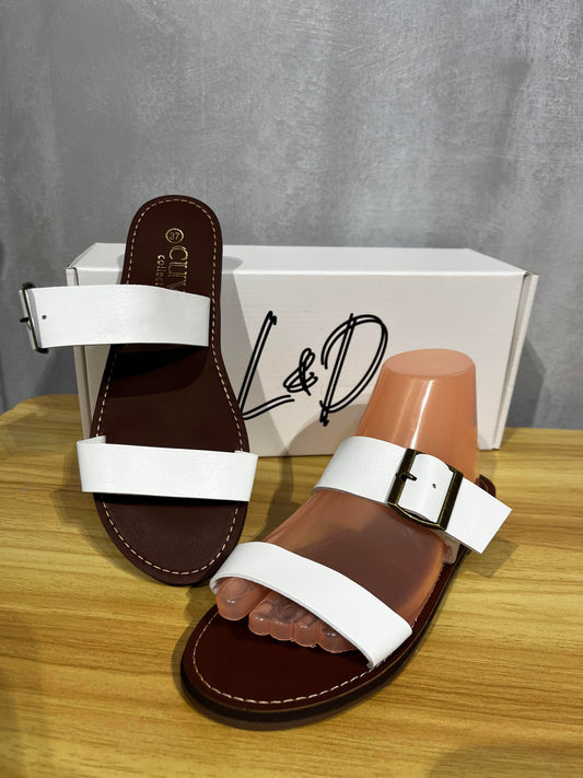 L&D ANN Slides – Luxe Leather Look, All-Day Comfort